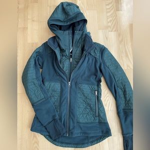 Lululemon Emerald Dual Layer Zip Jacket